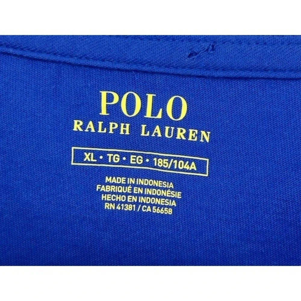 Polo Ralph Lauren Long Sleeve Shirt Blue Men's Size XL‎